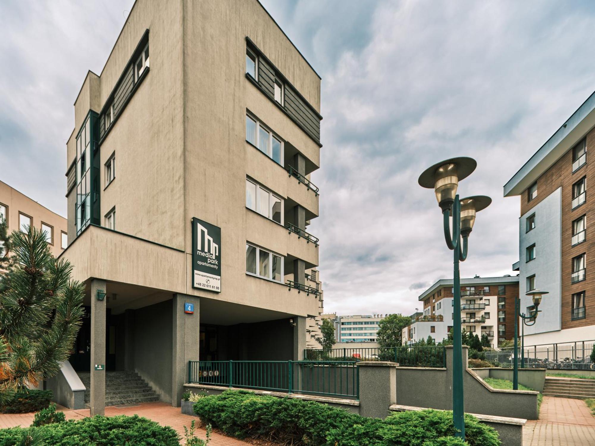 Apartamenty Media Park Warschau Exterior foto